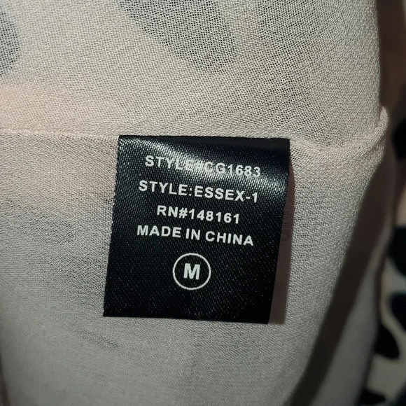 Buddy Love Cheetah Long Sleeve Mini Dress Size M NWT - Picture 6 of 8